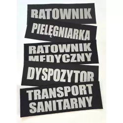 Emblematy funkcyjne z rzepem 10x30cm