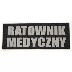 Ratownik Medyczny Emblemat funkcyjny z rzepem 5x13 cm
