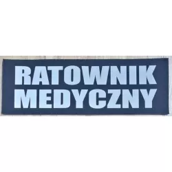 Ratownik Medyczny - Emblemat mały na przód 13 cm x 10 cm