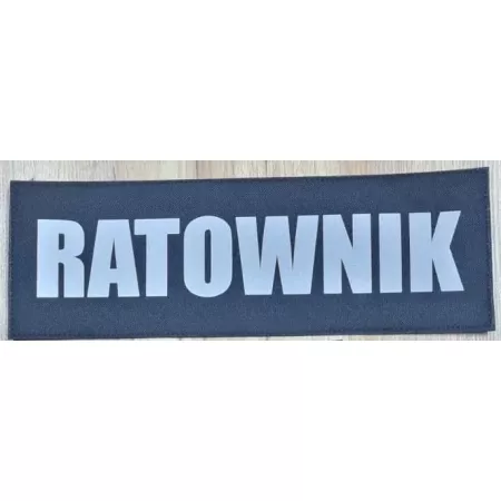 Ratownik- Emblemat duży na plecy 30cm x 10cm