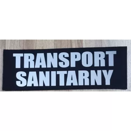 Transport Sanitarny - Emblemat duży na plecy 30cm x 10cm