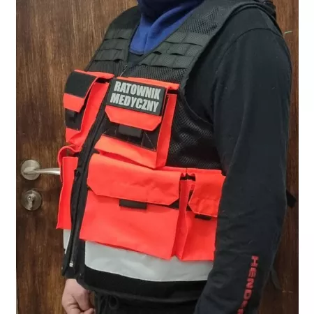 Kamizelka Ratownika + dwa emblematy funkcyjne