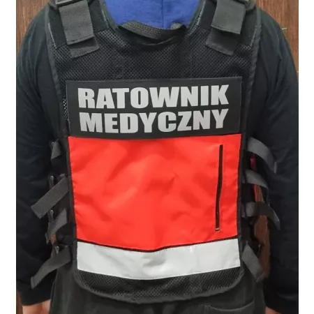 Kamizelka Ratownika + dwa emblematy funkcyjne