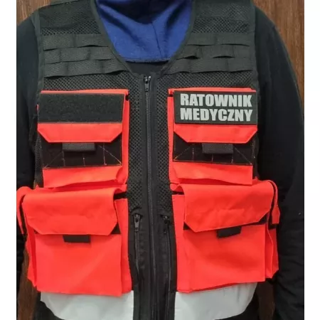 Kamizelka Ratownika + dwa emblematy funkcyjne